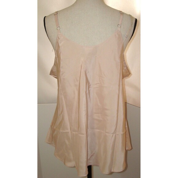 NWT New Ryllace 16 Silk Blouse Cami Blush Pink Tank Camisole Top Plus Adjustable - Picture 6 of 11